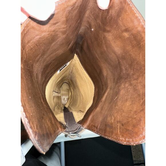 Frye Melissa Over Knee Tall Leather Riding Equestrian Boots Women's 7.5 Brown - Picture 12 of 14